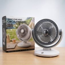 Rechargeable Table Fan with Rotation (10 inch height) - Victor Bazar